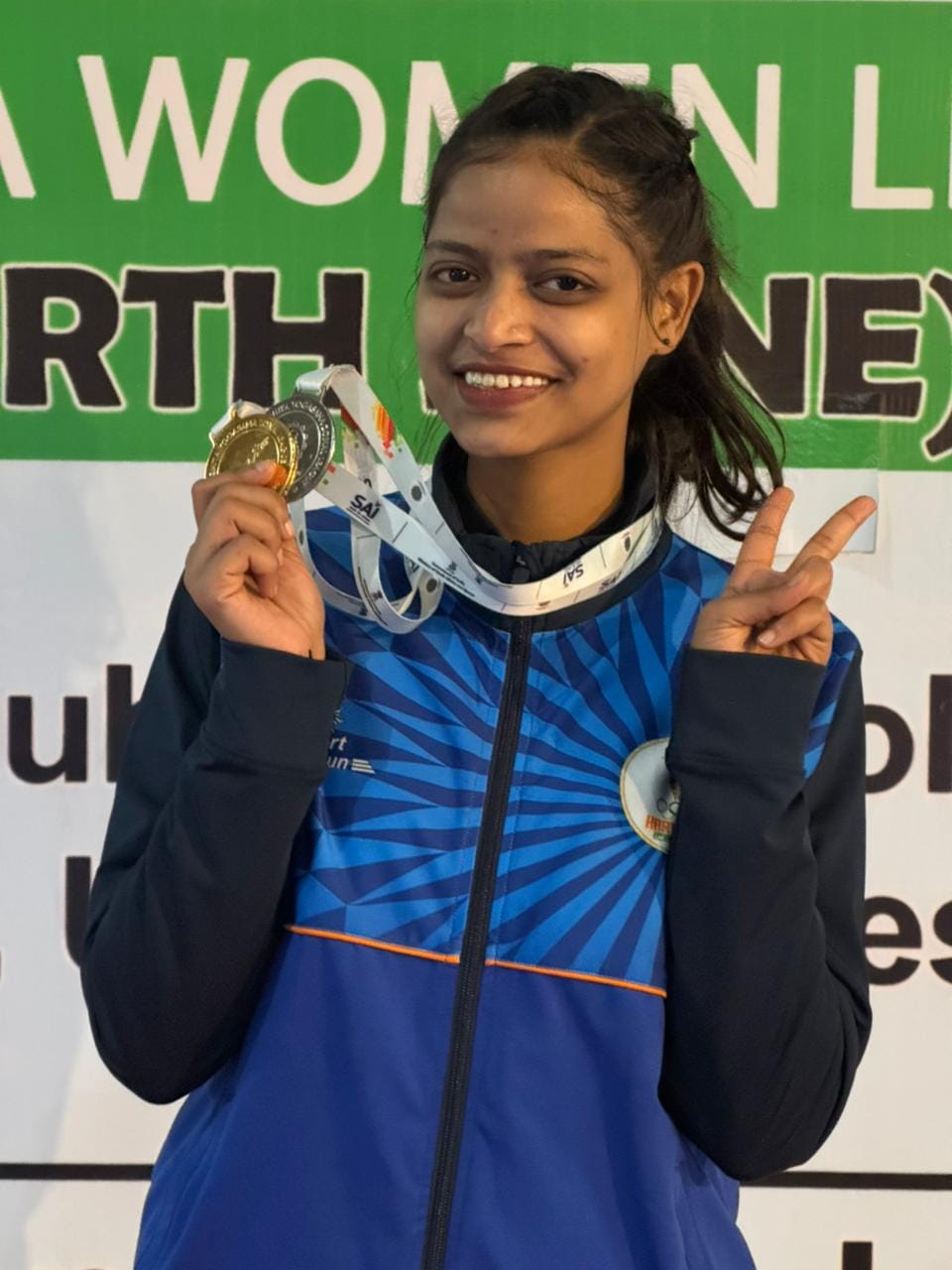 In the Asmita Yoga League, Diya Singla won gold and silver medals.