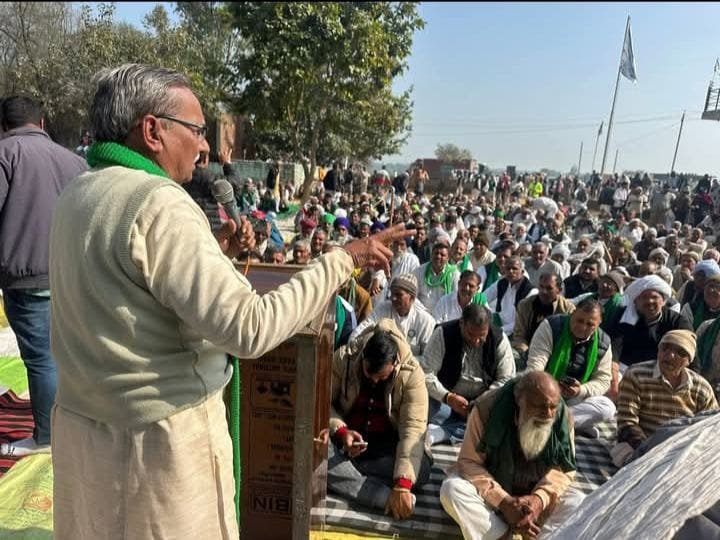 The Bharatiya Kisan Union (BKU) organized a tractor rally on Republic Day.