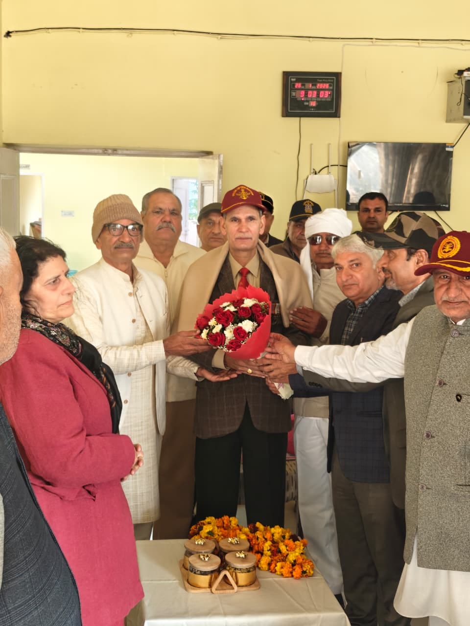 Republic Day was celebrated at the school.