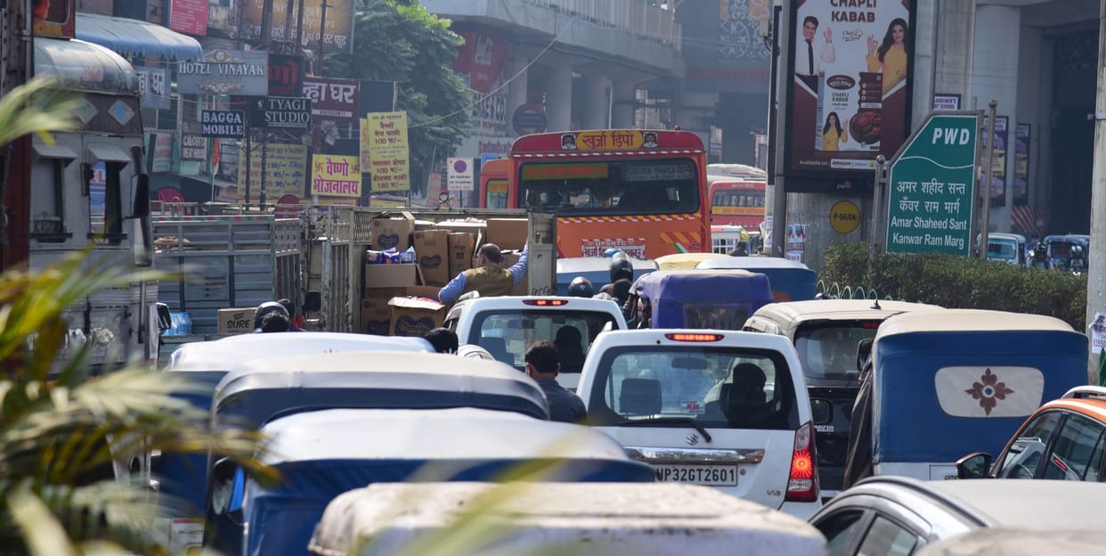 The burden of buses exhausted Alambagh.