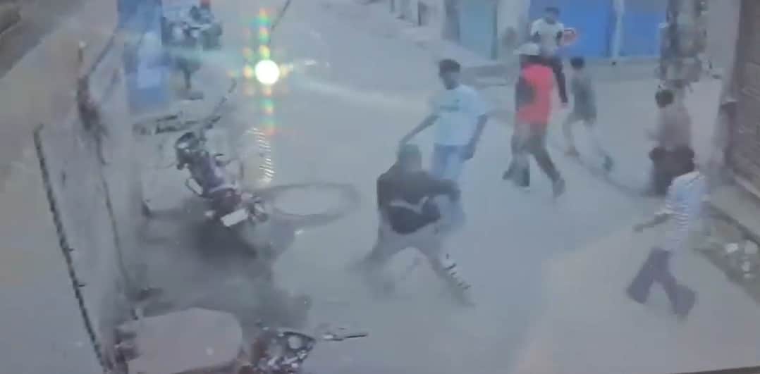 अशोक नगर में हुई वारदात का सीसी टीवी