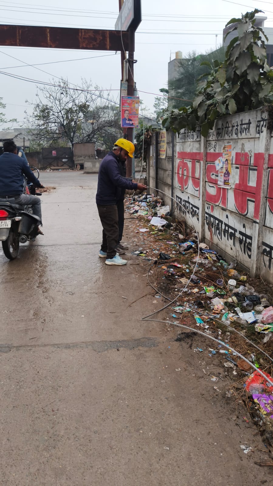 Rain knocks out power supply for half the city