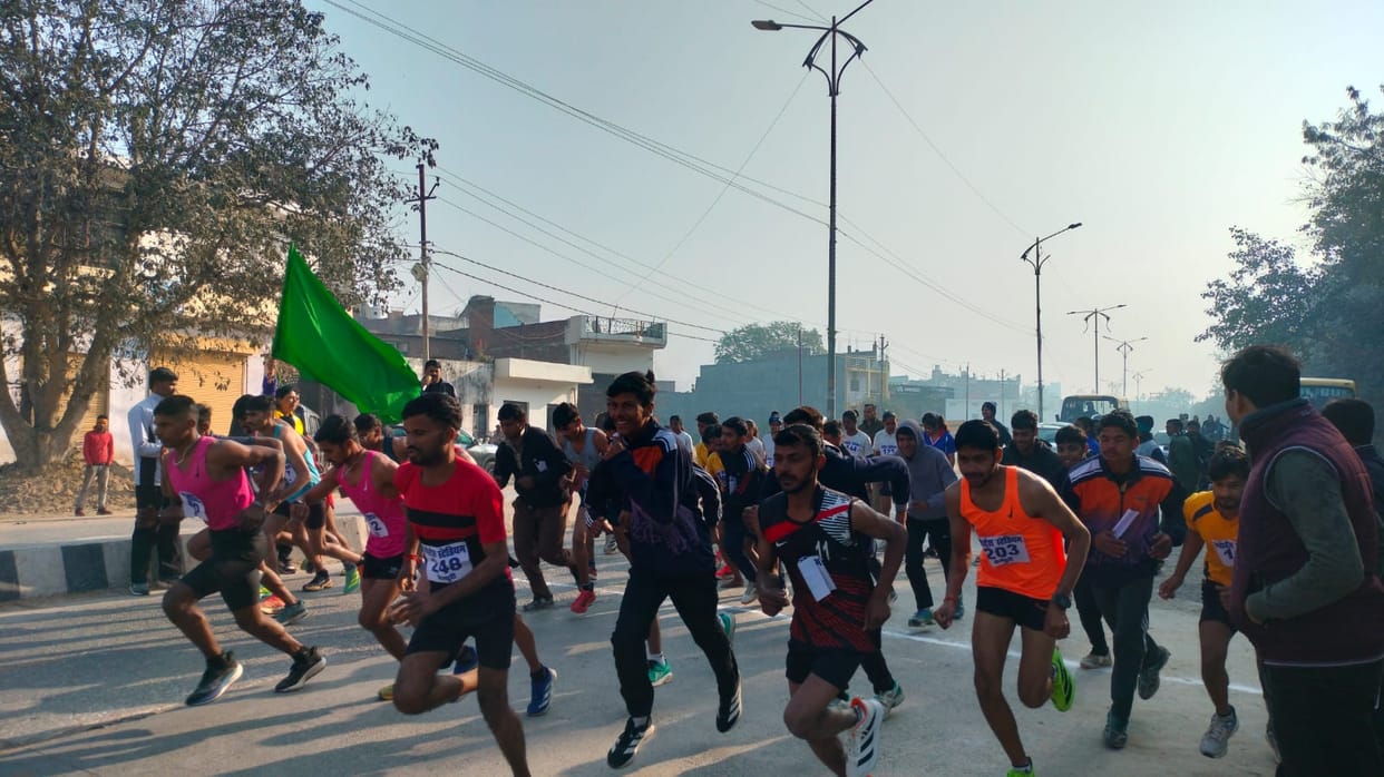 mainpuri news cross country race