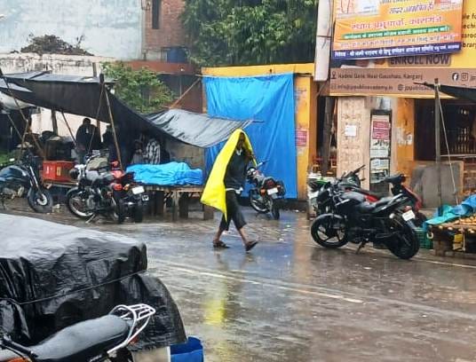 The weather changed, rain and cold winds brought down the mercury.