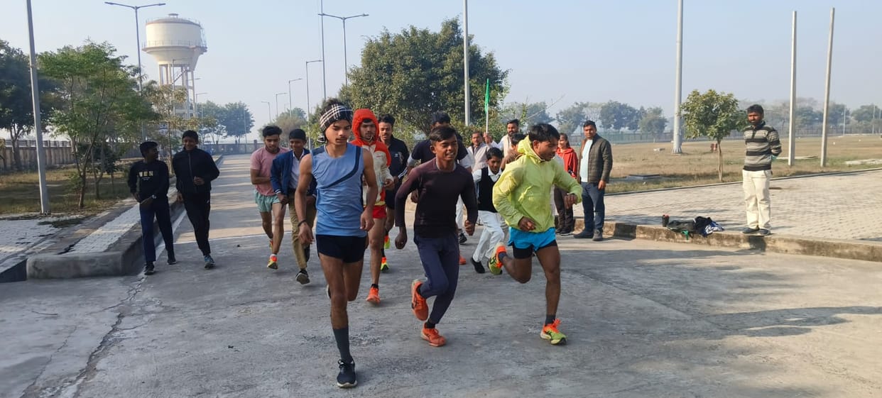 Govind and Kunti won the cross country race