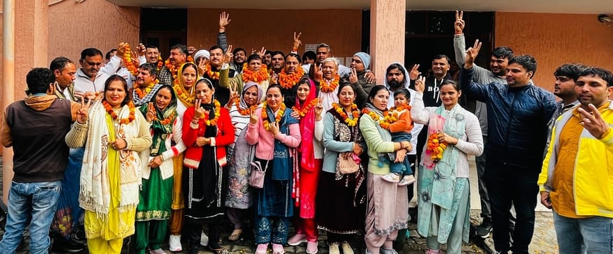 BJP-backed Rachita June became the chairperson of the Panchayat Samiti; the seat had fallen vacant after a no-confidence motion was passed.