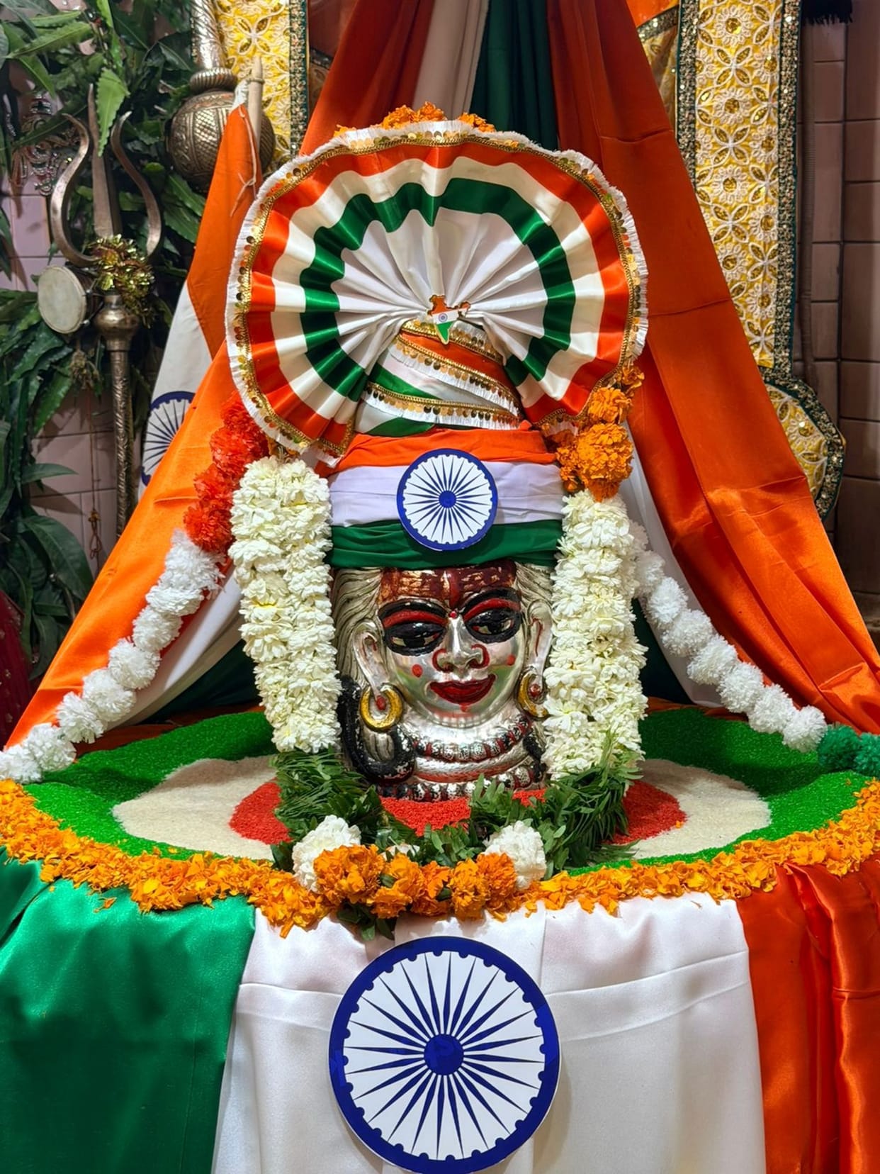 The tricolor was hoisted with pride, patriotic songs echoed.