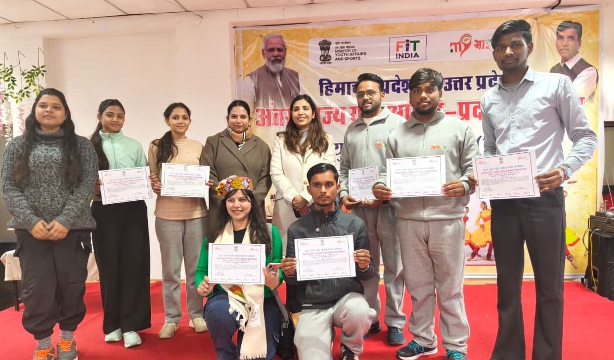 Youth from the district represented Himachal Pradesh.