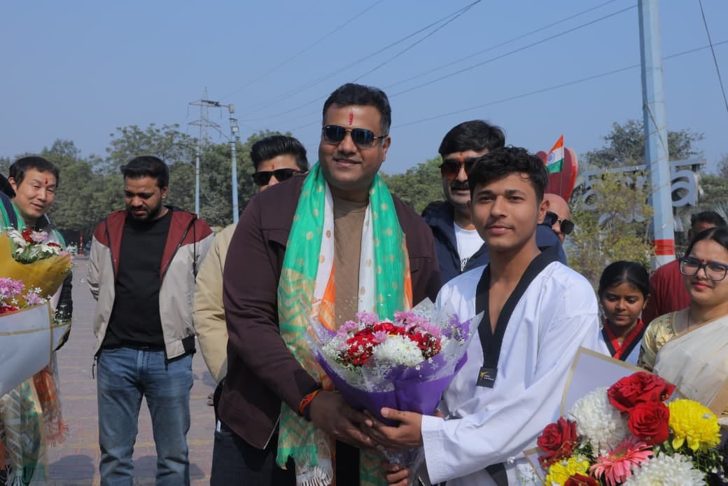 India Taekwondo President Namdev Shirgaonkar visited the Taj