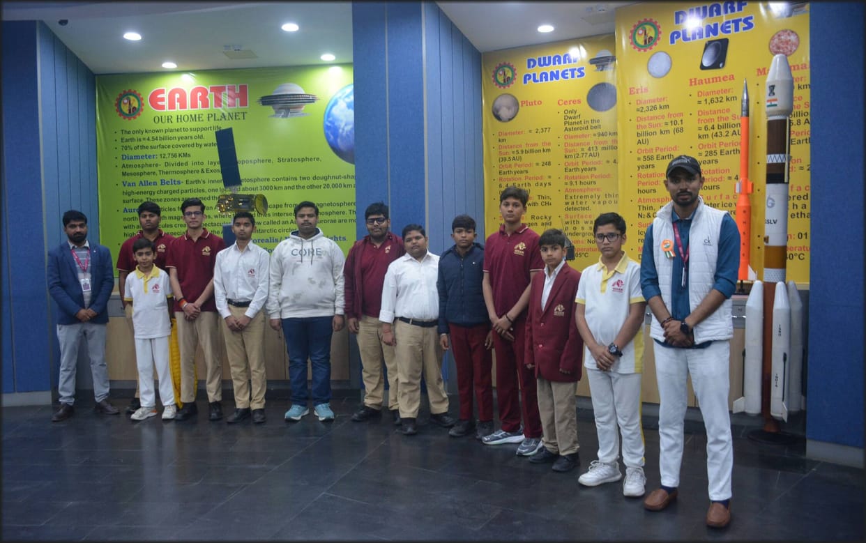 Students took a trip to space
