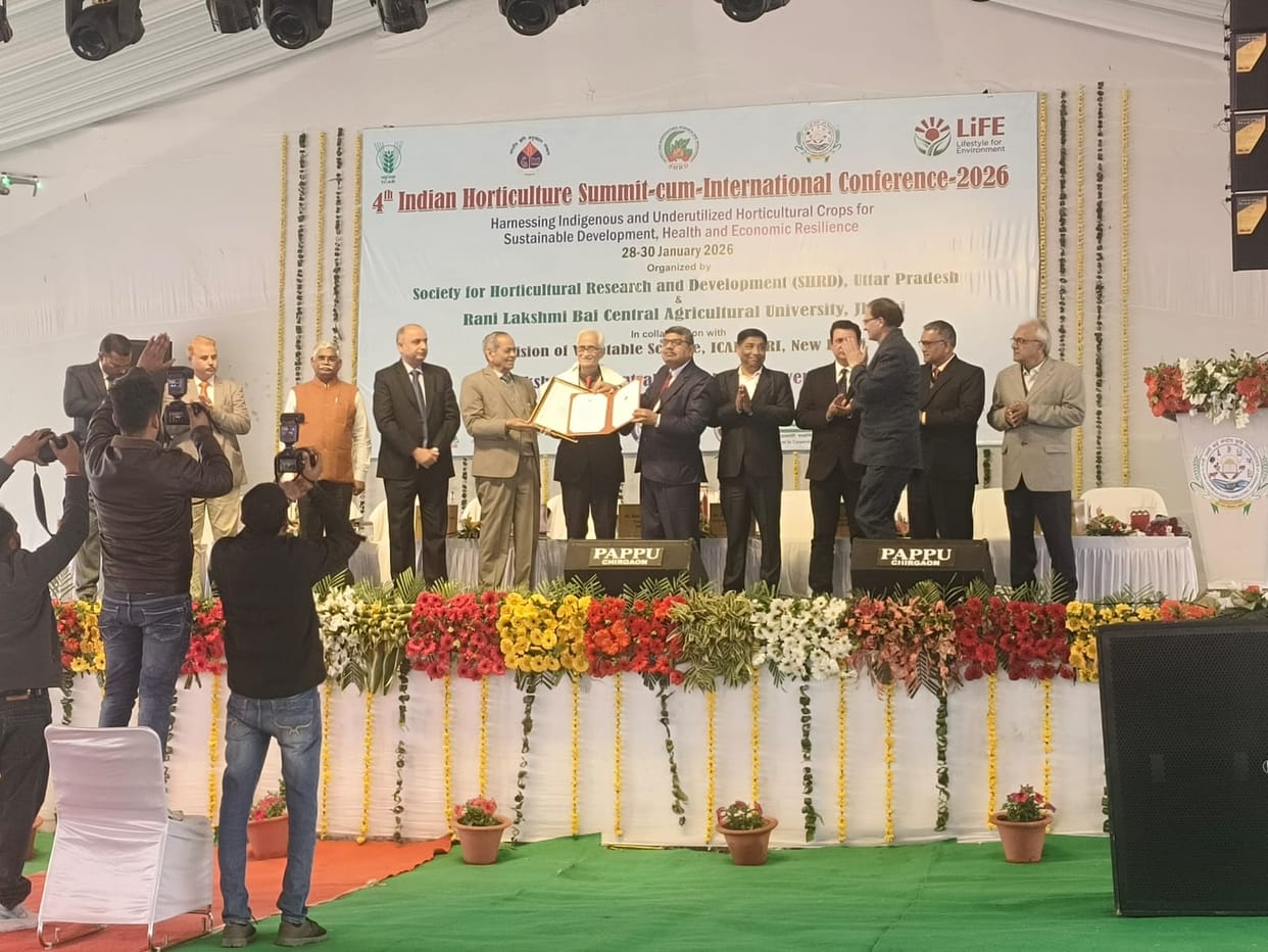 Eminent scientist Prof. SK Sharma receives Life Time Achievement Award