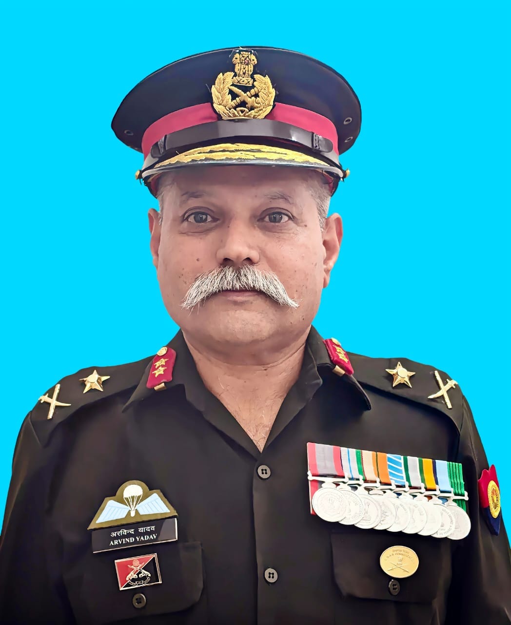 Major General Arvind Yadav was awarded the Distinguished Service Medal