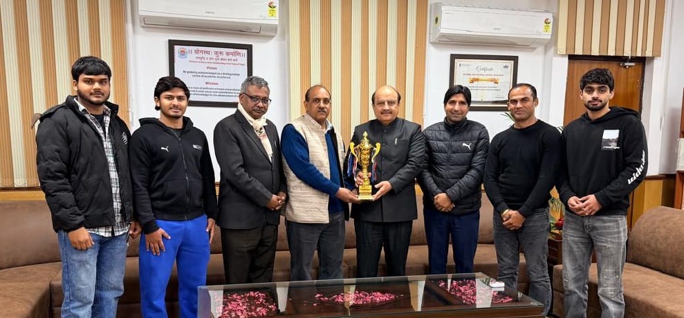 Sports: Kurukshetra University hoists its flag in All India Inter University Wrestling, secures third position