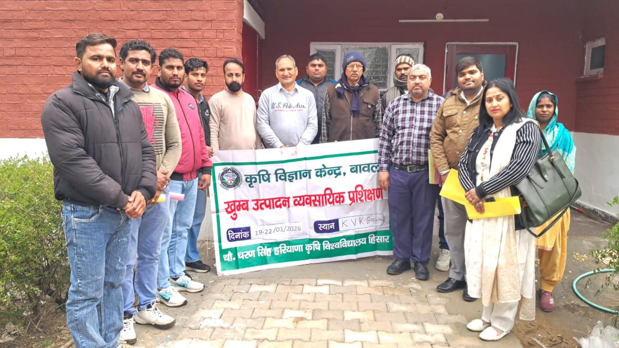 Training being given to promote mushroom production: Dr. Narendra
