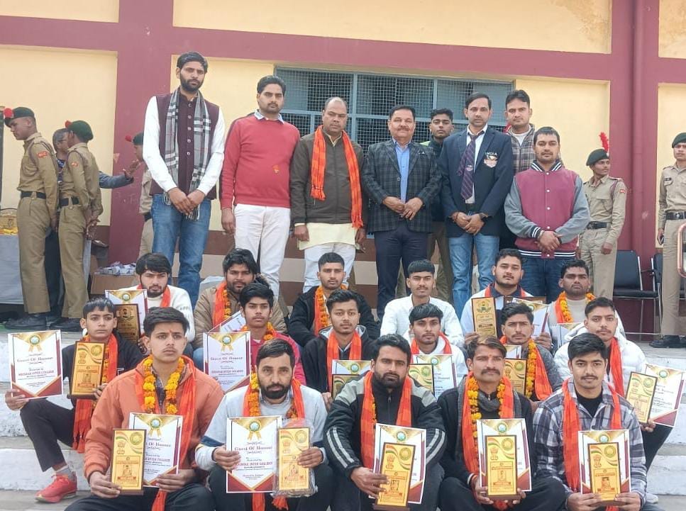 Medal winners honoured