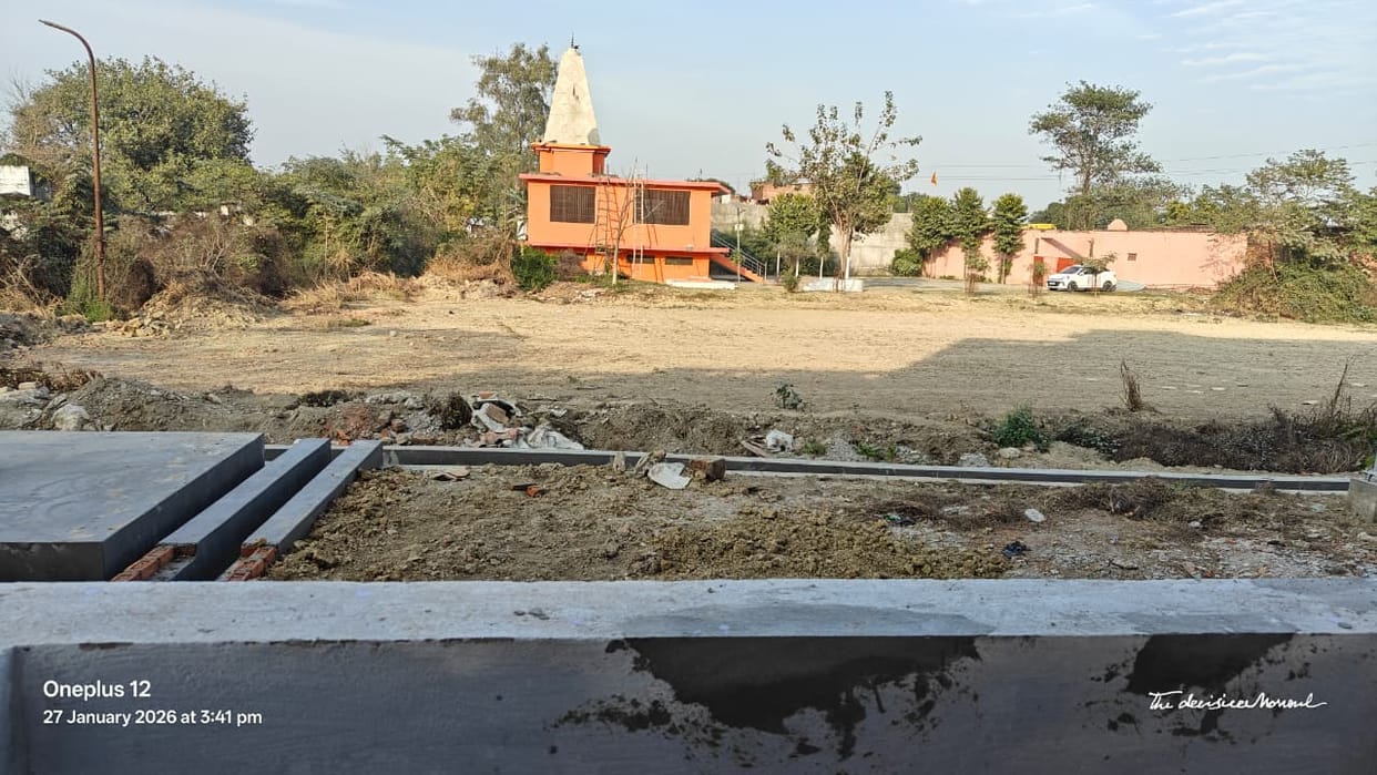 Encroachment on medical college land, obstruction in the boundary wall of nursing college