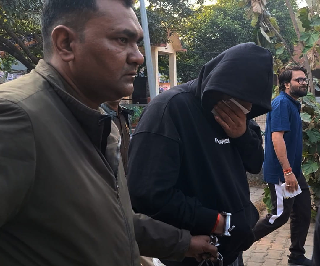 Six people, including the fiance of Kacha Badam fame Anjali Arora, were sent to jail.