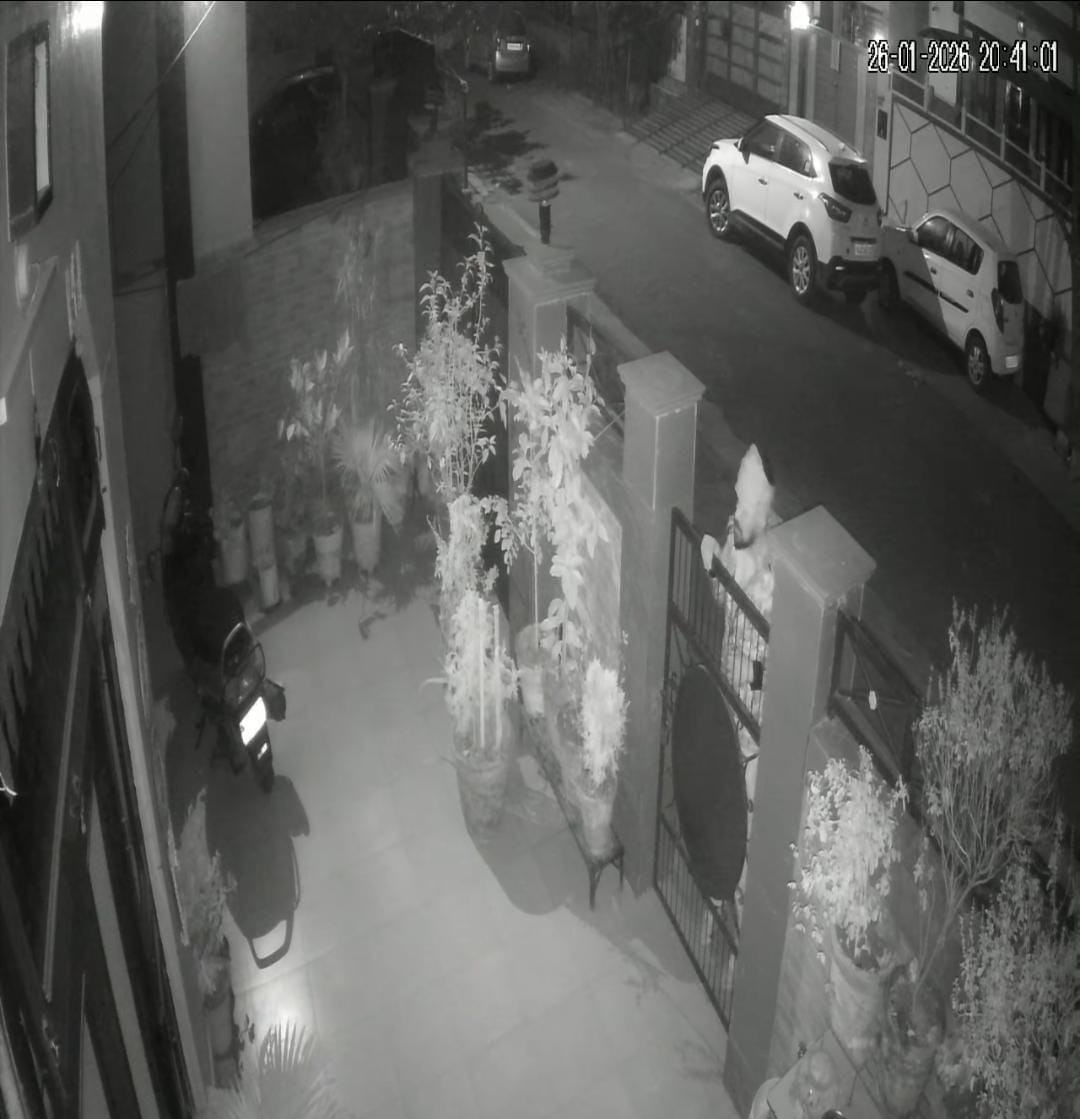 Alwar News: Theft near former minister’s home, vacant Shivaji Park house targeted, thieves caught on CCTV