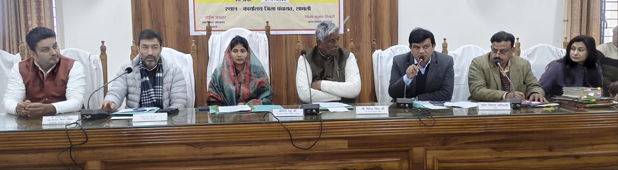 Members rejected the claim of water supply to every household in 41 villages, causing uproar.