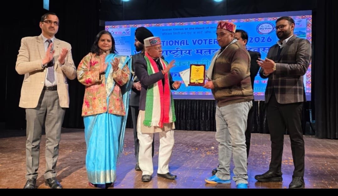 Two officers honored for their outstanding contribution in the election process