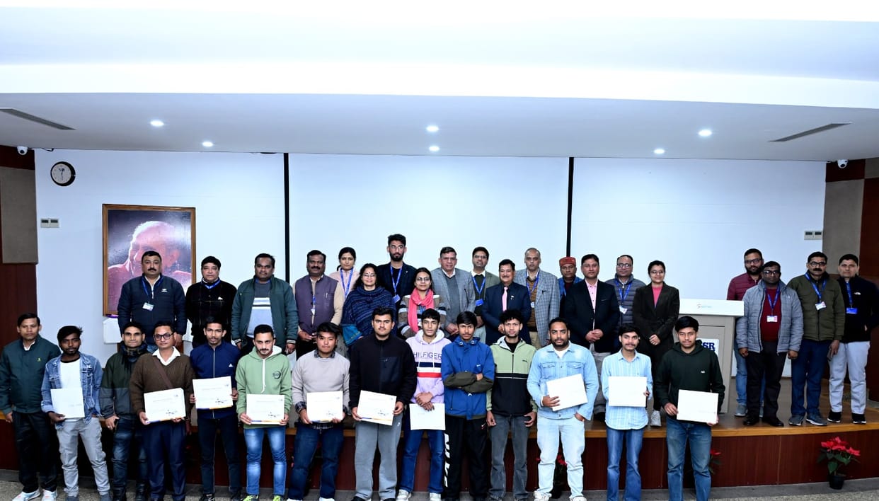 Certificates awarded upon completion of the course
