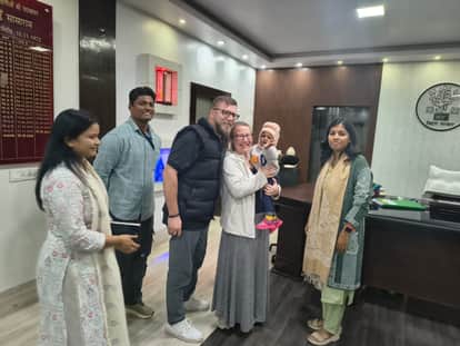 american couple adopts orphan boy under adoption act, specialized adoption institutions, rohtas bihar news