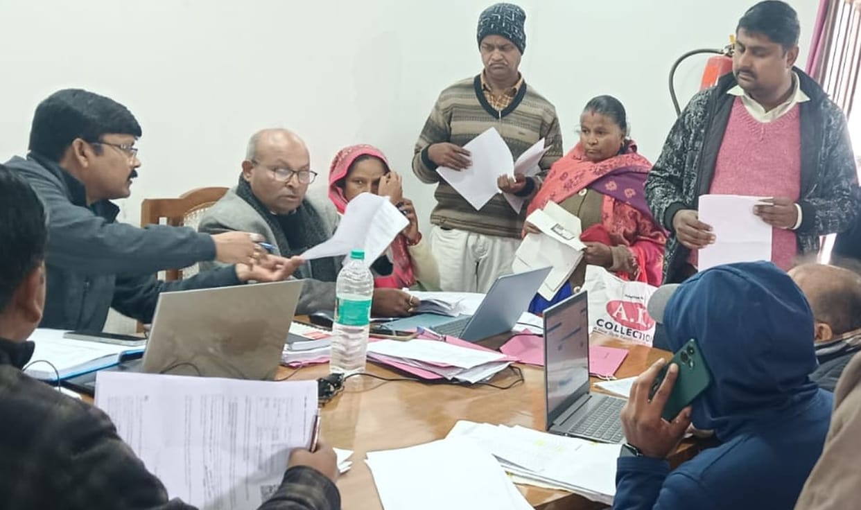 The decision will be taken after verification of the records given in evidence.