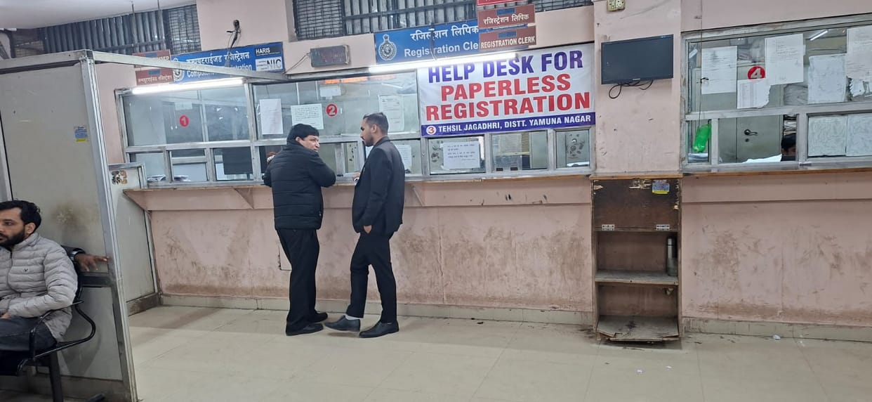 Bad weather affected the tehsil, but no appointments were made even after online appointments.