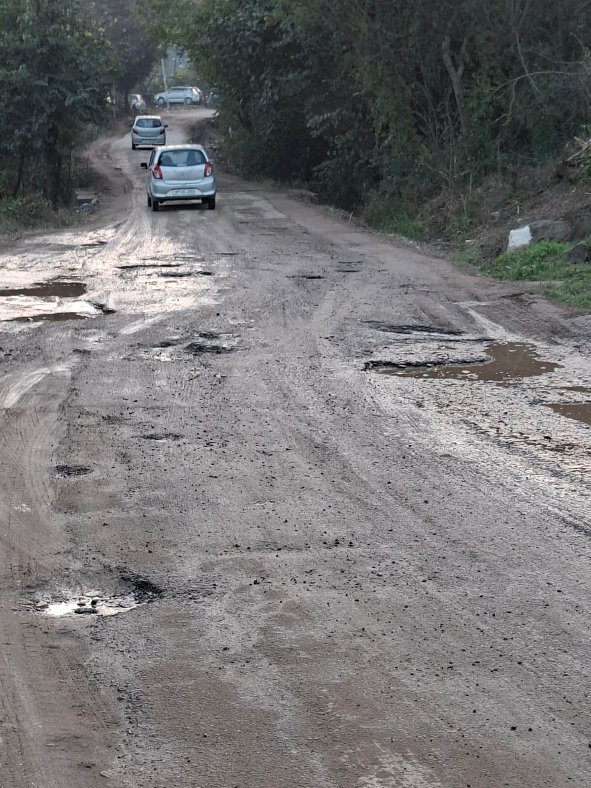 निहारी–बरठीं वाया बद्दाघाट सड़क। संवाद