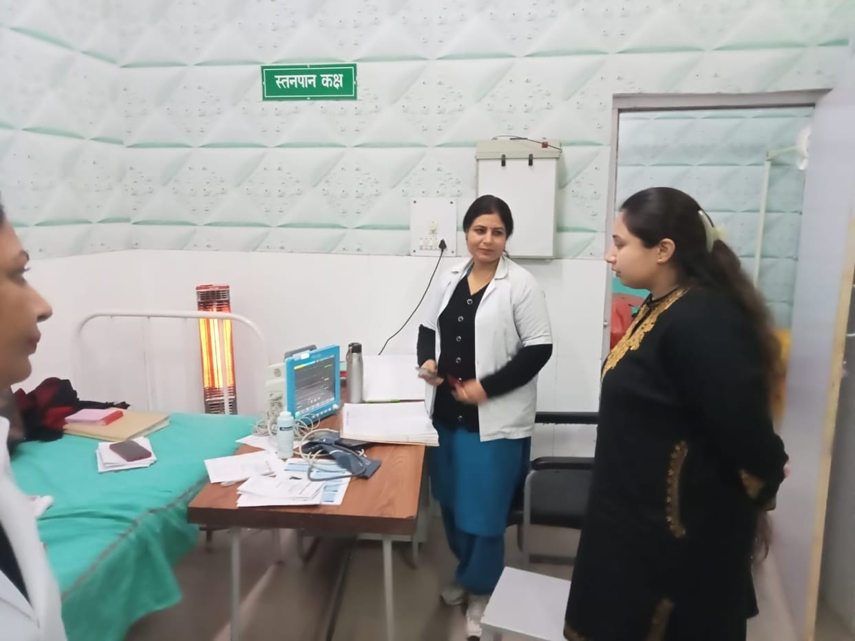 SDM inspected the facilities of the Civil Hospital