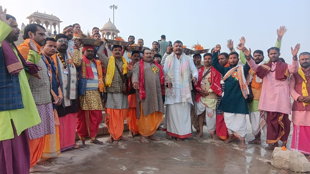 One and a quarter lakh Mahamrityunjaya mantras were offered in Rudra Mahayagna