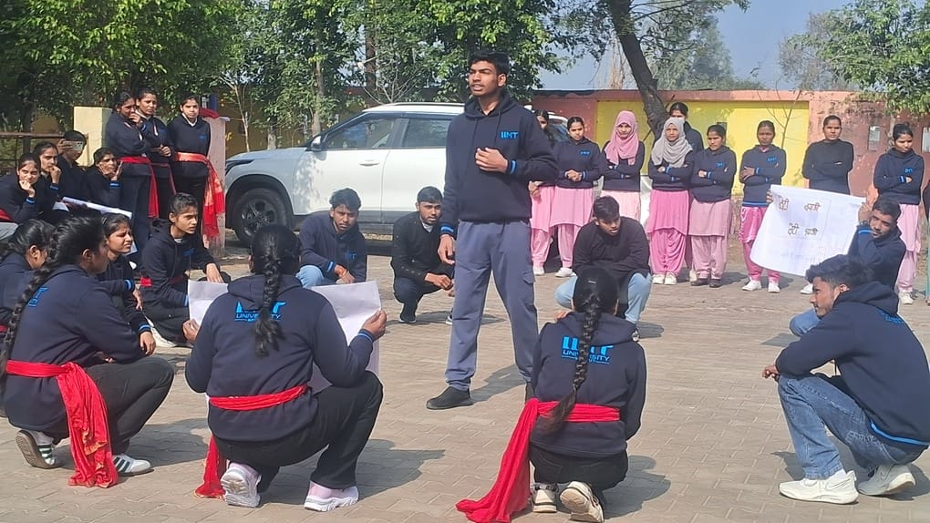 Gave the message of save the girl child, educate the girl child