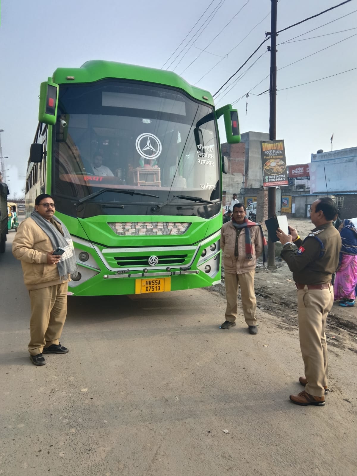 Challans were issued for 257 vehicles, and three were seized and parked at the police station.