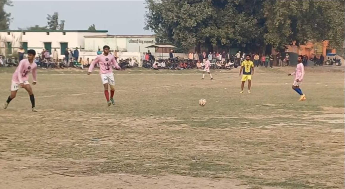 Football: Ramgarh thrashed Karampur 5-1, making it to the next round