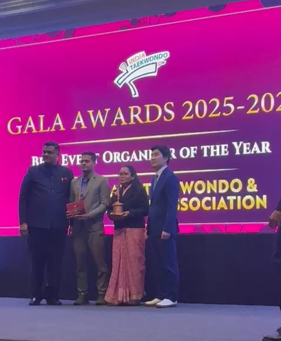 Uttarakhand Taekwondo Association awarded Best Event Organizer of the Year