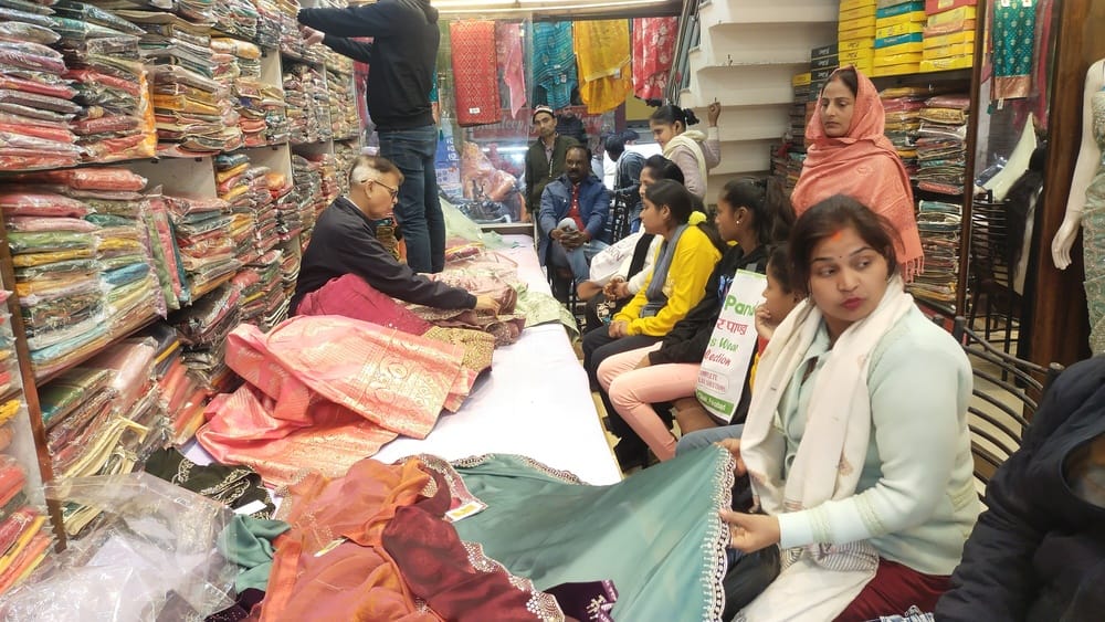 Market boom: The wedding season has boosted business in Ayodhya