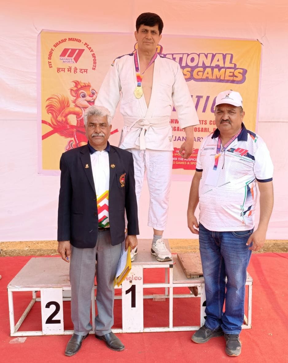 Rammehar wins gold in judo at the National Masters Games.