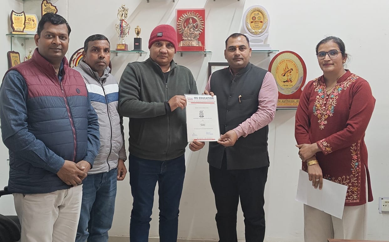 Memorandum of Understanding between Government College Narnaund and Mahatma Gandhi Organization.