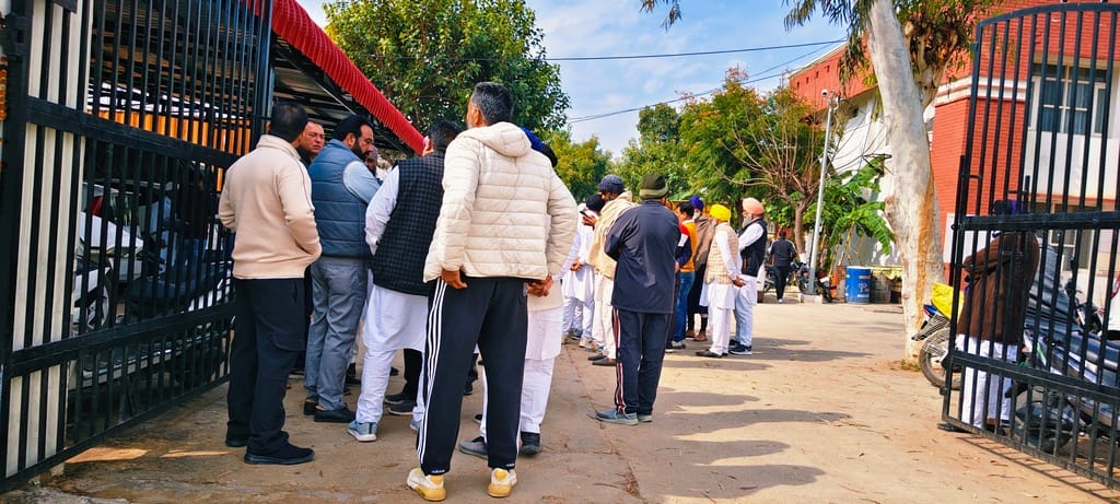 The wedding celebrations were marred by violence outside the police station after the wedding procession failed to arrive