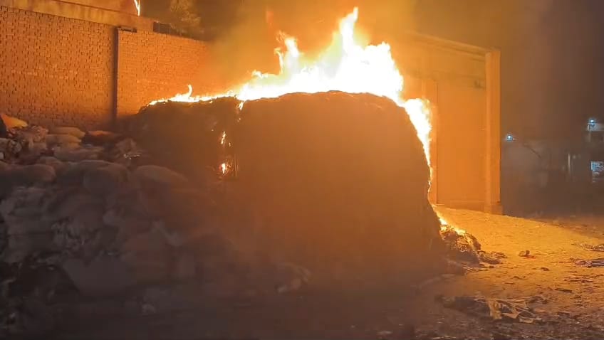 Two residential houses gutted in a fire in Kulgam