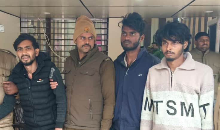 फोटो-28-पुलिस गिरफ्त में हत्यारोपी। स्रोत: पुलिस