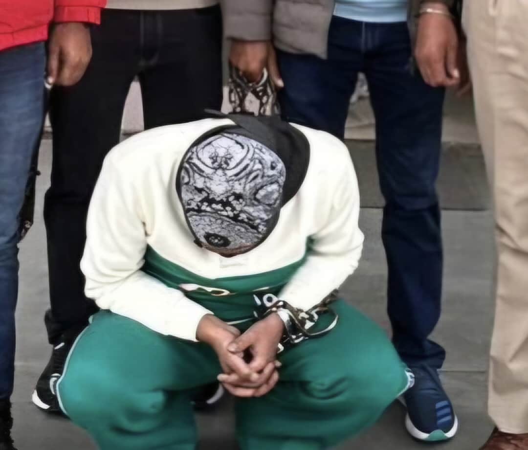 फोटो :31: प्रोडक्शन वारंट पर लिया गया आरोपी अमनदीप। स्रोत एसटीएफ