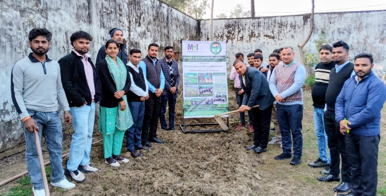 Students were given information about agricultural methods.