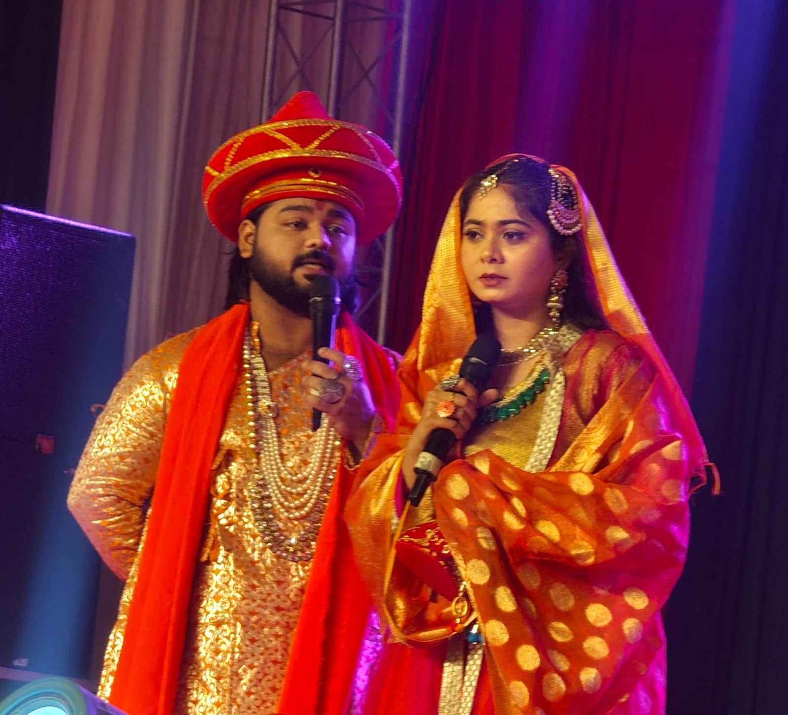 महोत्सव में डाॅक्टर सीमा मोदी द्वारा नाट्य मंचन किया गया-संवाद