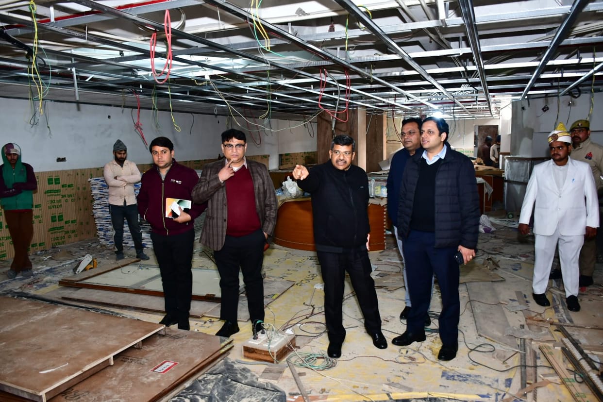 Municipal Commissioner inspected the under-construction House Room