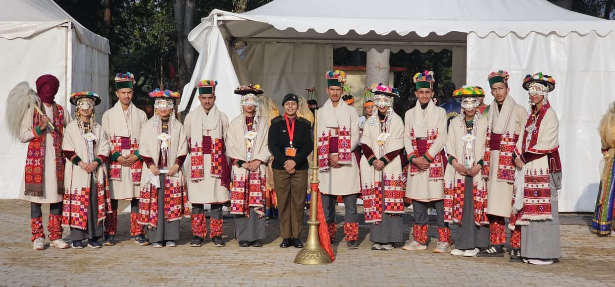 Cadets from Kinnaur and Rampur College showcase tribal culture at the NCC PM rally