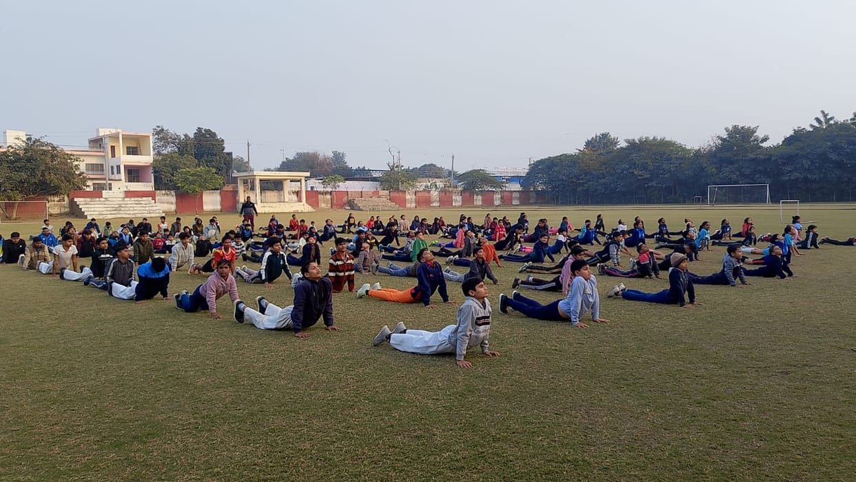 600 youth participated in Surya Namaskar.
