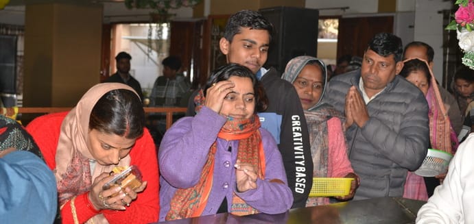Devotees visited Baba on Jaya Ekadashi