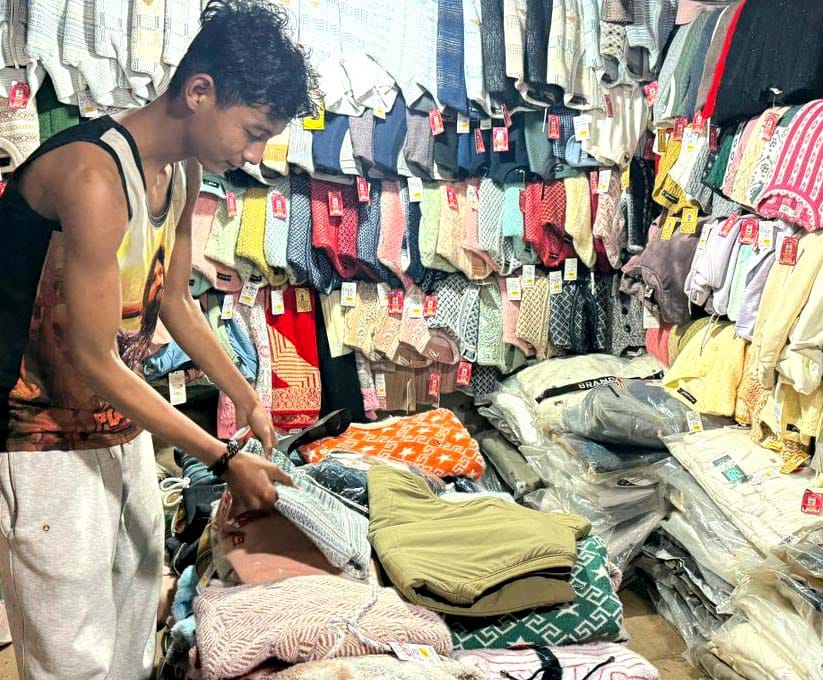 Winter clothes on sale...new stock arrives for summer and Holi