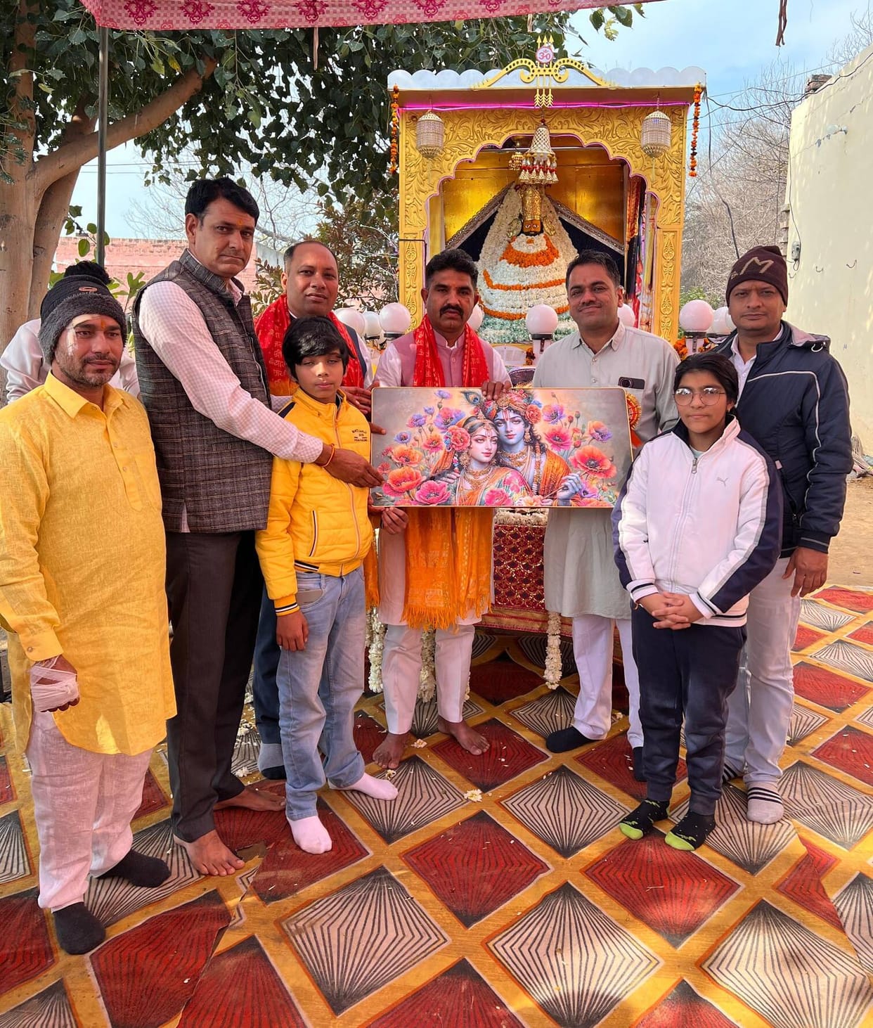 MLA Sandeep Chahal will get a grand entrance gate constructed at the Khatu Shyam temple.
